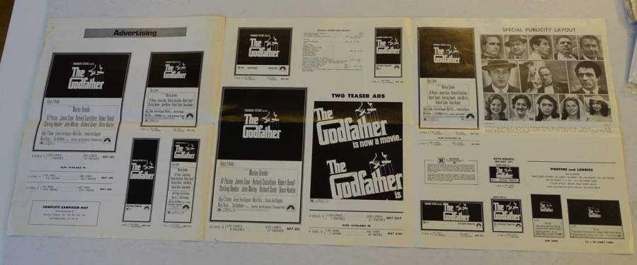 The Godfather original release US pressbook